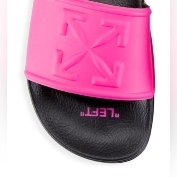 Off-White Arrow pool Slides - 100% AUTHENTIC - Picture 1 of 12